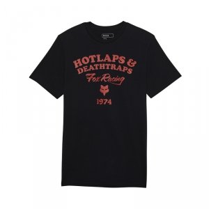 FOX T-SHIRT HOTLAPS PREM TEE BLACK