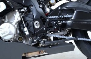 Podnóżki Regulowane RG Racing Bmw S1000Rr 15-, Zestaw Black