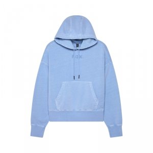 FOX BLUZA Z KAPTUREM LADY WORDMARK OVERSIZED BLUE