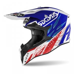 AIROH KASK OFF-ROAD WRAAP SIX DAYS 2022 GLOSS