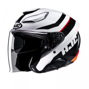 HJC KASK OTWARTY F31 NABY SILVER/WHITE