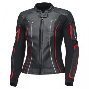 Kurtka Motocyklowa Skórzana Damska Held Debbie 3 Black Fluo Red