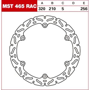 TRW Tarcza hamulcowa MST465RAC HONDA CB 500 CBR 65