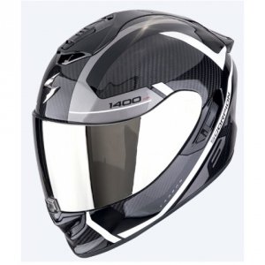 SCORPION KASK INTEG EXO-1400 II CARBON ENKO BK-SIL