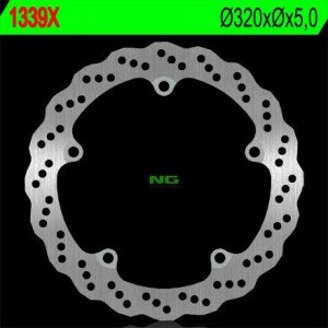 NG1339X TARCZA HAMULCOWA HONDA CB 650F '14-'15, CTX 700 '13-'15 (320X5) (5X10MM)
