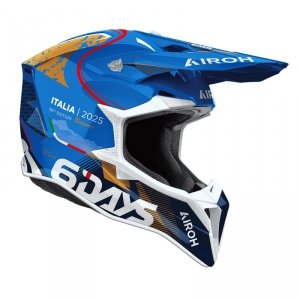 Kask motocyklowy Airoh Wraaap 6Days Italy 2025 Gloss