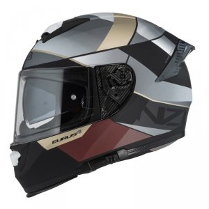Kask Motocyklowy NZI Eurus 4 Stream Duo Vanguard Black Sand Red Tinted S Matt