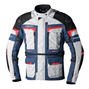 RST KURTKA TEKSTYLNA ADVENTURE-X SILVER/DA BLU/RED
