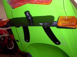 Mocowanie Tablicy Rejestracyjnej RG Racing Kawasaki Zx6 03- 04/Z1000 -06/Z750 -06
