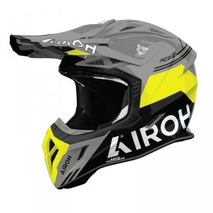 Kask motocyklowy Airoh Aviator Ace 2 Fury Yellow Gloss