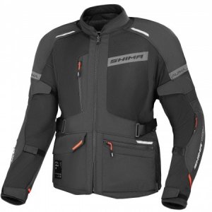 SHIMA KURTKA MOTOCYKLOWA  ALPHA MEN JKT BLACK