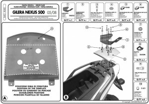 Givi E682 Adapter Monokey Gilera Nexus 500 05
