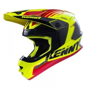 KENNY KASK OFF-ROAD TRACK YELLOW RED