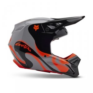 FOX KASK  OFF-ROAD V1 EMOTION STEEL GREY