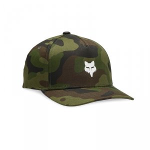 FOX CZAPKA JUNIOR FOX HEAD CAMO 110 SB GREEN CAMO
