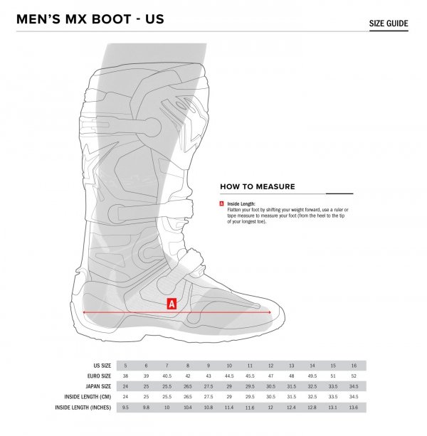 ALPINESTARS(MX) buty TECH 3 biały/czarny
