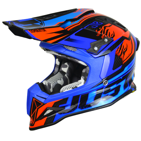 KASK JUST1 J12 DOMINATOR BLUE-RED
