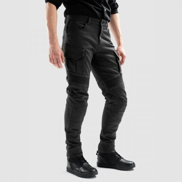 OZONE SPODNIE JEANS FASTER TAPERED FIT BLACK