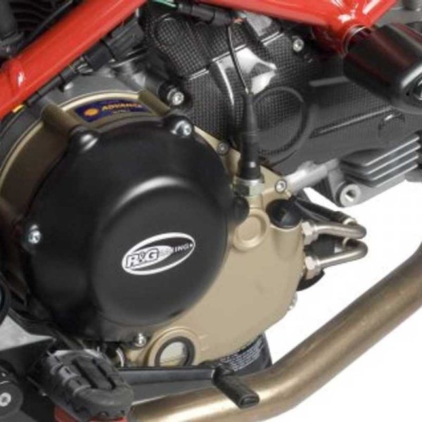 Osłona Silnika RG Racing Ducati Prawa Strona Osłona Sprzęgła Suchego Black
