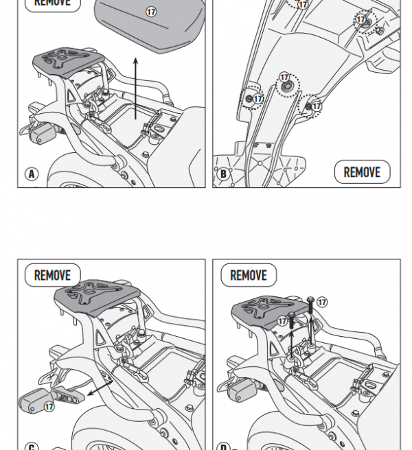 GIVI STELAŻ KUFRÓW BOCZNYCH ROYAL ENFIELD Himalaya