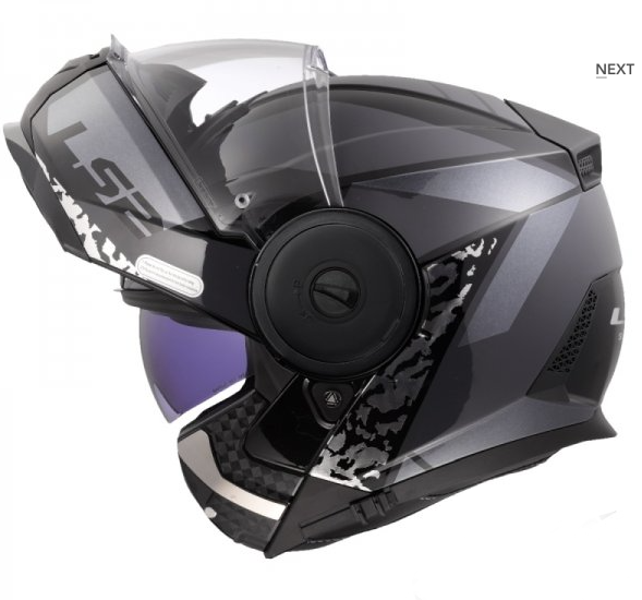 LS2 KASK MODUŁOWY FF902 SCOPE II OXYD BLACK TITAN