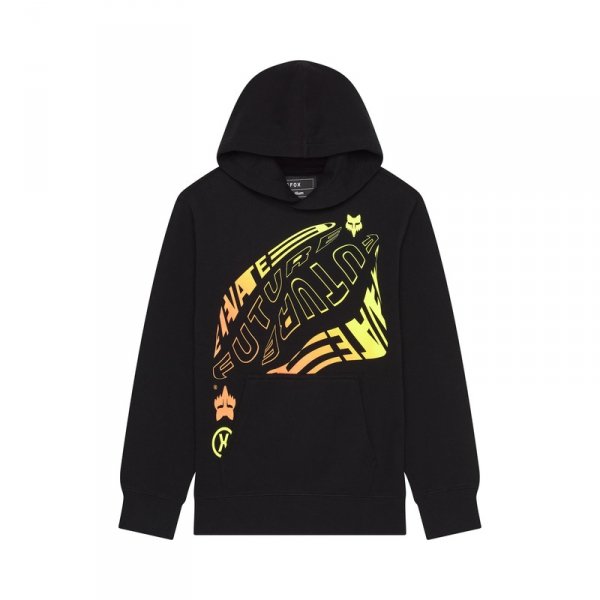 FOX BLUZA Z KAPTUREM JUNIOR ELEVATED FLEECE BLACK