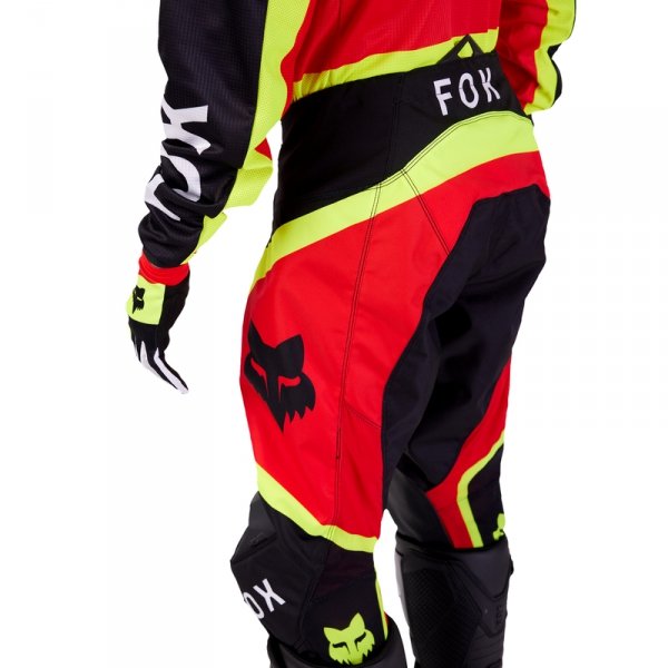 FOX SPODNIE OFF-ROAD JUNIOR 180 BALLAST BLACK/RED