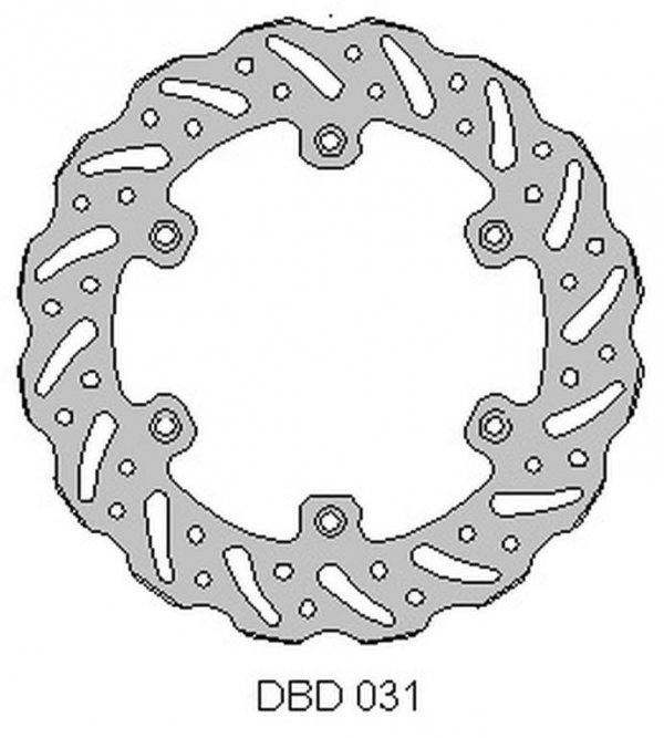 DELTA BRAKING ONL_DBD031G TARCZA HAMULC TYŁ YAMAHA