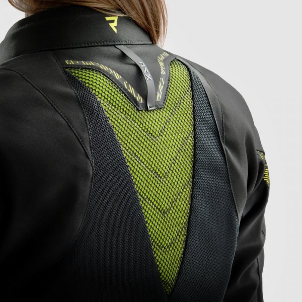 REBELHORN KURTKA TEKSTYLNA JAX LADY BLACK/FLUO YEL