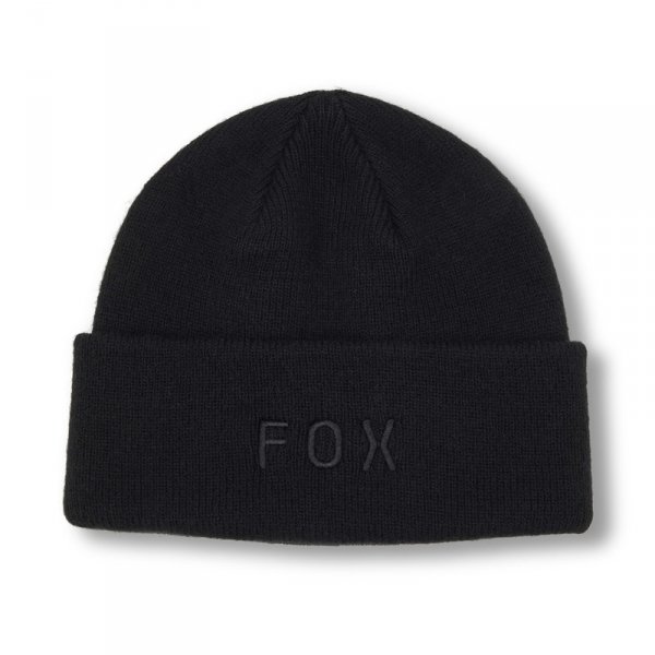 FOX CZAPKA ZIMOWA WORDMARK BEANIE BLACK OS