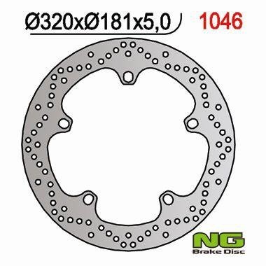 NG TARCZA HAMULCOWA PRZÓD BMW F 800/R850,1100,1150/K 1200/1300/1600 NG1046
