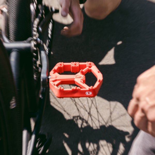 Pedały Rowerowe Crankbrothers Stamp 0 Large Bright Red