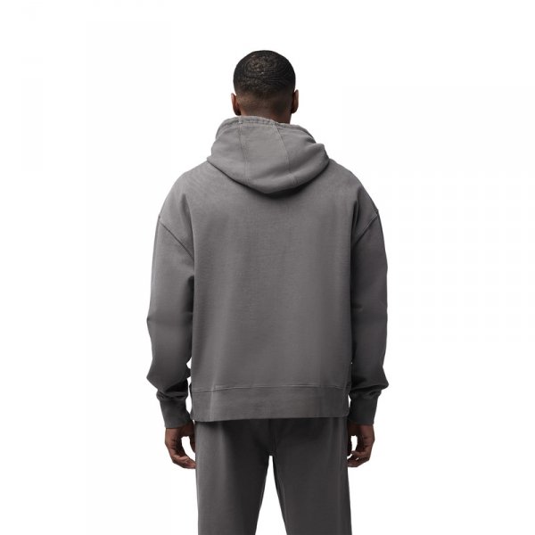 FOX BLUZA KAPTUR WORDMARK OVERSIZED FLEECE  PEWTER