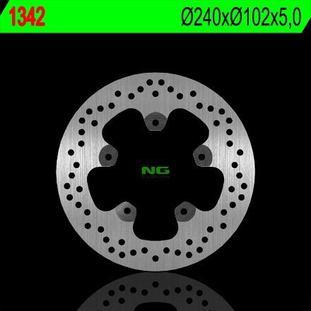 NG1342 TARCZA HAMULCOWA APRILIA 1200 CAPONORD '13-'15, DORSODURO 1200 '11-'14, PIAGGIO BEYERLY 300/350 '11-'15 (240X102X5)