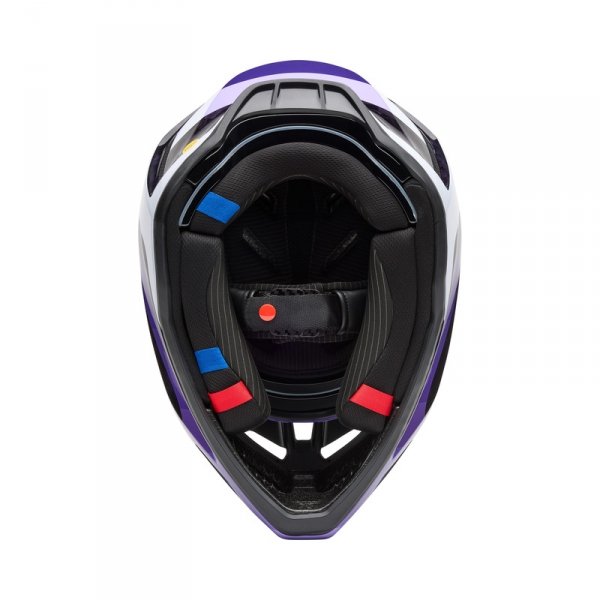 FOX KASK OFF-ROAD V3 RS GRID BLACK/PURPLE