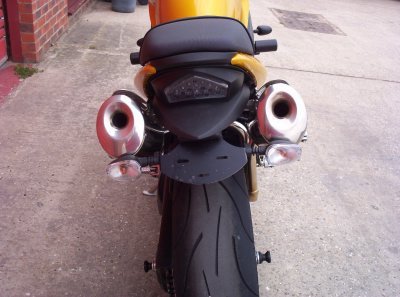 Mocowanie Tablicy Rejestracyjnej RG Racing Speed Triple 05- 07