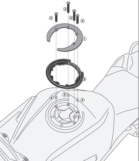 GIVI MOCOWANIE TANKLOCK  VOGE BRIVIDO 300 R (22)