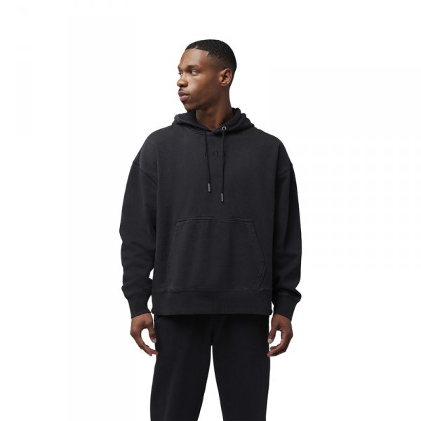 FOX BLUZA KAPTUR WORDMARK OVERSIZED FLEECE P BLACK