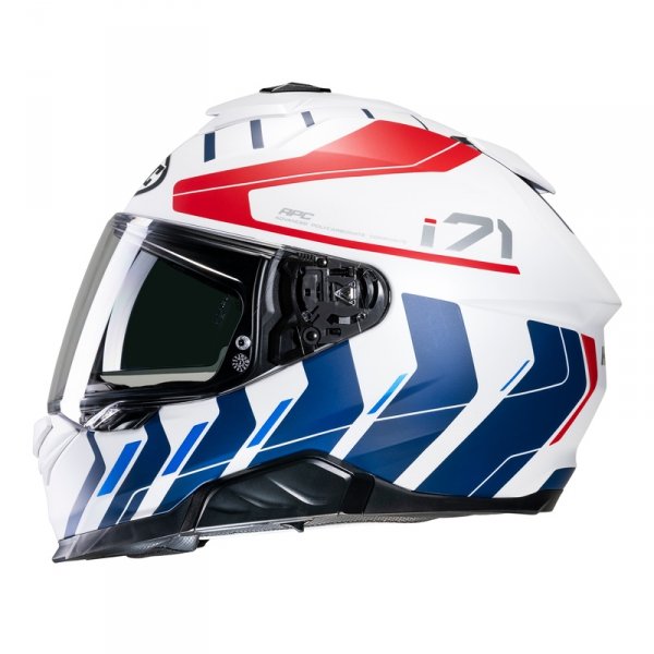 HJC KASK INTEGRALNY I71 SIMO WHITE/RED/BLUE