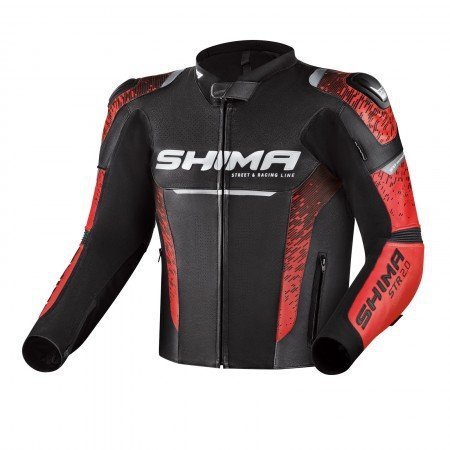 SHIMA KURTKA SKÓRZANA STR 2.0 JKT RED