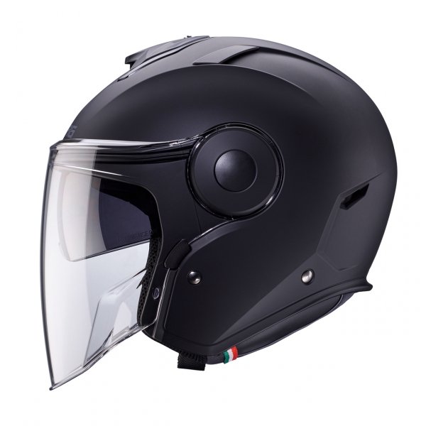 CABERG KASK OTWARTY Z BLENDĄ MODEL SOHO CZARNY MAT