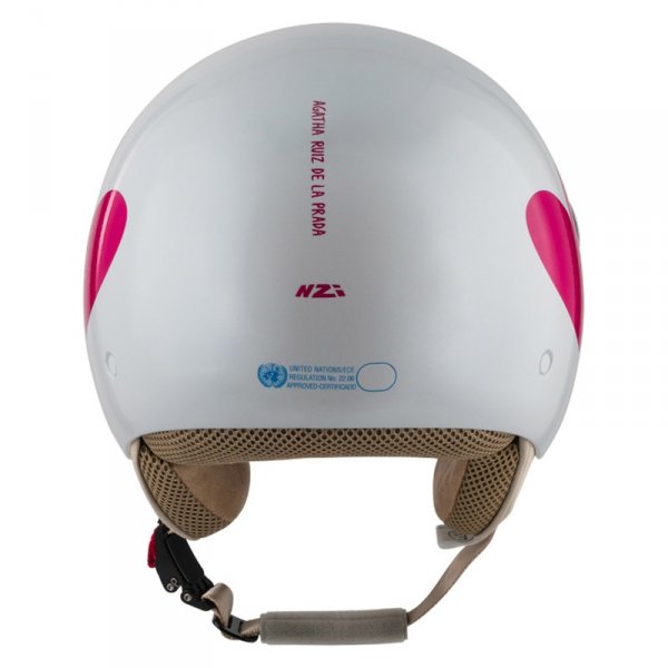 Kask Motocyklowy NZI Pasarela Corazón Rosa