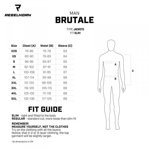 REBELHORN KURTKA TEKSTYL BRUTALE DARK GR/BL/FLO YE