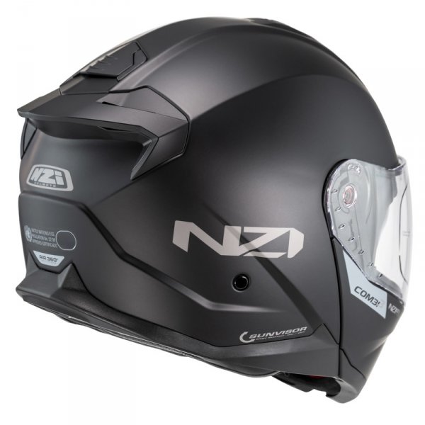 Kask Motocyklowy NZI Combi 3 Duo Matt Black