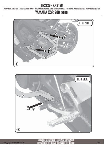 GIVI TN2128 GMOLE - YAMAHA XSR900 (16)