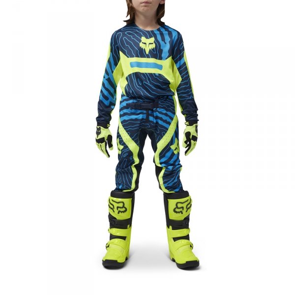 FOX SPODNIE JUNIOR FLEXAIR IMPRESSION FLUO YELLOW