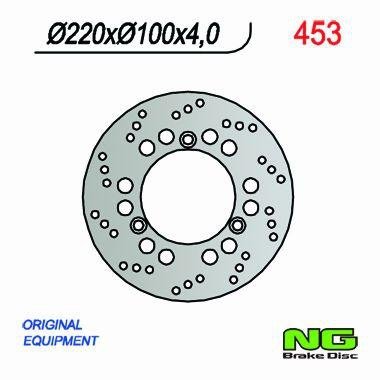 NG TARCZA HAMULCOWA PRZÓD SUZUKI BURGMAN 125/250 02-05 NG453