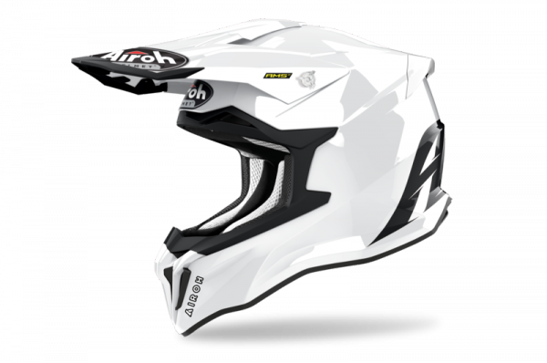 AIROH KASK OFF-ROAD STRYCKER COLOR WHITE GLOSS