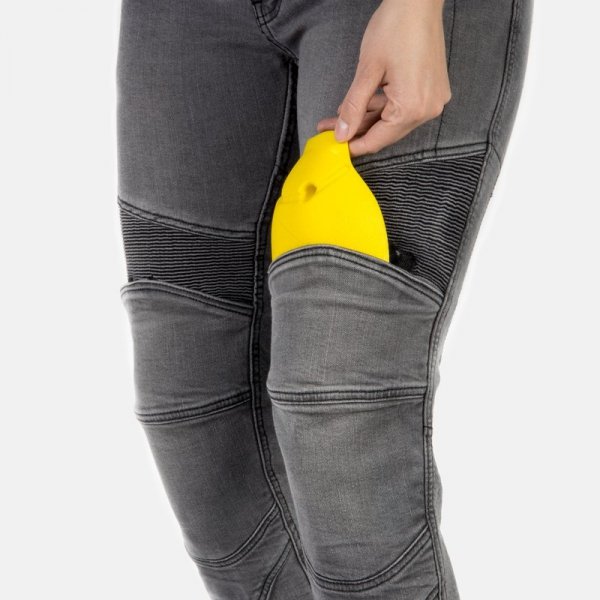 OZONE SPODNIE MOTOCYKLOWE JEANS ROXY LADY WA BLACK