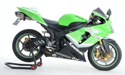 Osłona Silnika RG Racing Kawasaki Zx6-R 05-06, Prawa Strona Osłona Generatora Black